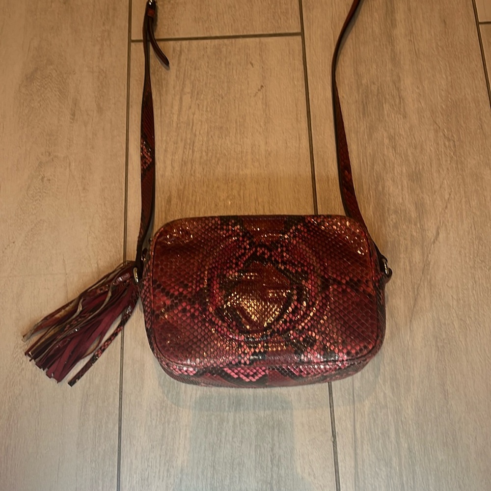 Gucci Python Disco bag